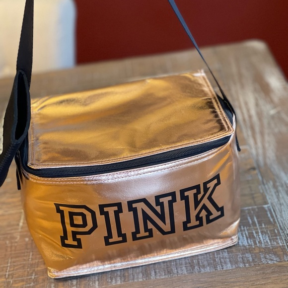 🌺 PINK Victoria’s Secret Insulated Cooler / Lunch Box 🌺 BRAND NEW NEVER USED - Picture 8 of 11
